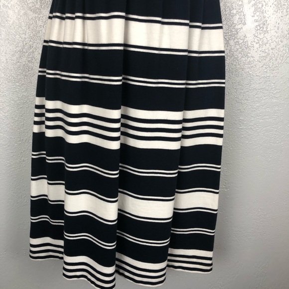 J. CREW navy white striped tank dress Sz XS - Picture 7 of 15